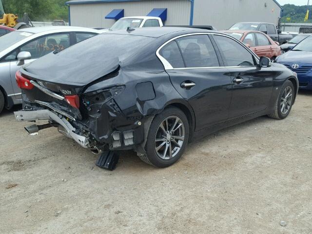 JN1BV7AP0FM355818 - 2015 INFINITI Q50 BLACK photo 4