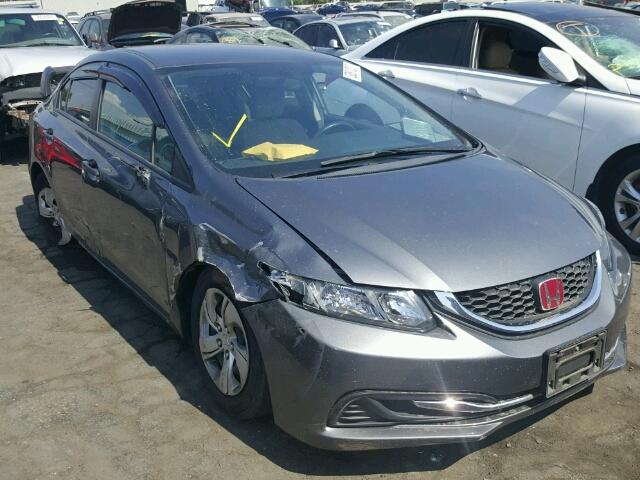 19XFB2F54DE273846 - 2013 HONDA CIVIC LX CHARCOAL photo 1