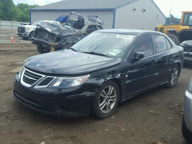 YS3FA4CY1B1310857 - 2011 SAAB 9-3 2.0T BLACK photo 2