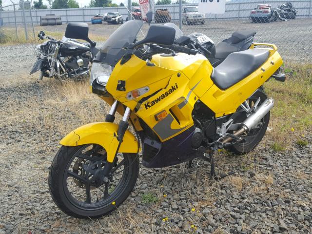 JKAEXMF123A102143 - 2003 KAWASAKI EX250 F YELLOW photo 2