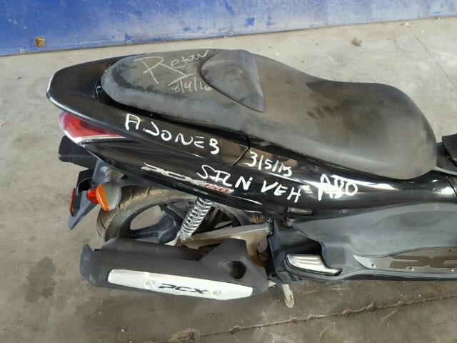 MLHKF1210D5000444 - 2013 HONDA PCX 150 BLACK photo 6