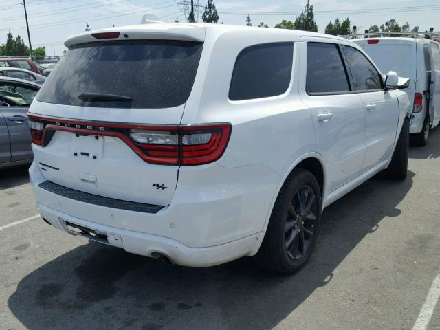 1C4SDJCT7HC861095 - 2017 DODGE DURANGO R/ WHITE photo 4