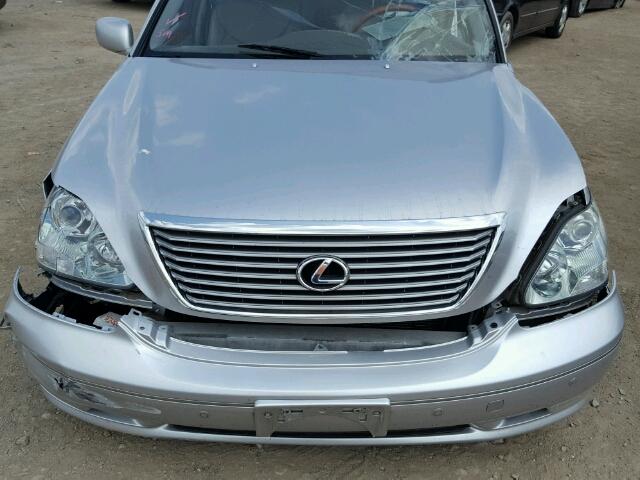 JTHBN36F440164315 - 2004 LEXUS LS 430 SILVER photo 7