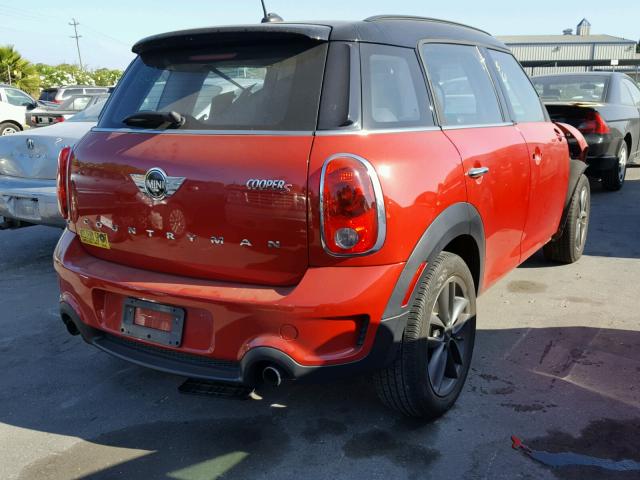 WMWZC3C51DWP24058 - 2013 MINI COOPER S C RED photo 4