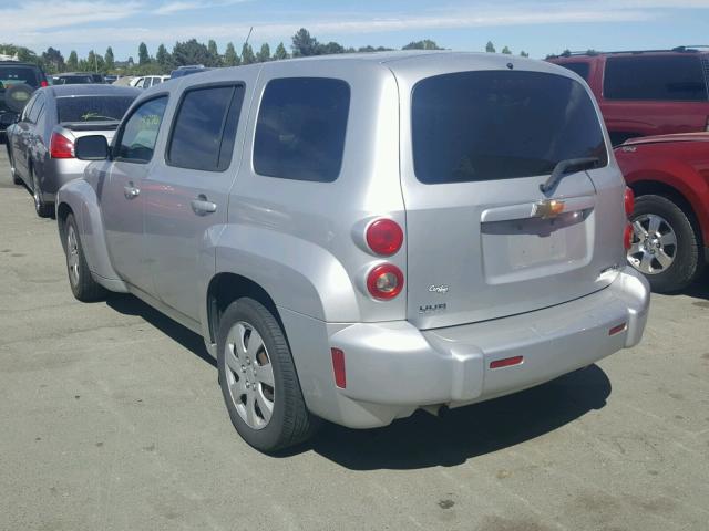 3GNCA13B19S644925 - 2009 CHEVROLET HHR LS SILVER photo 3