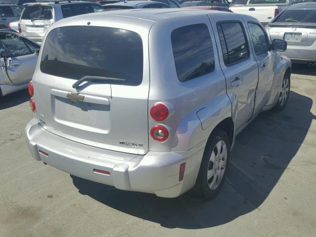 3GNCA13B19S644925 - 2009 CHEVROLET HHR LS SILVER photo 4