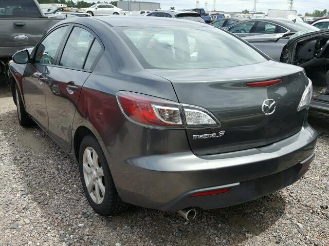 JM1BL1VF5B1408686 - 2011 MAZDA 3 I GRAY photo 3