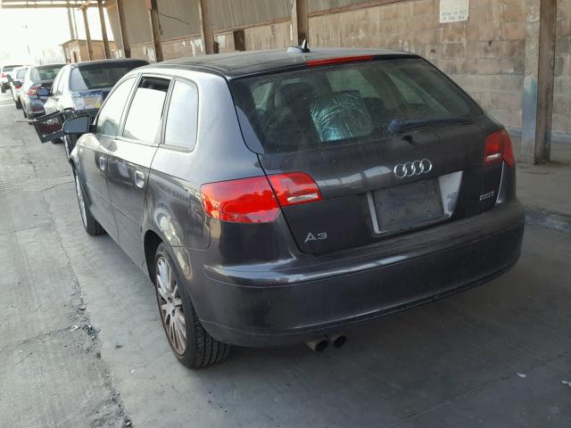 WAUNF78P36A191850 - 2006 AUDI A3 2.0 PRE GRAY photo 3