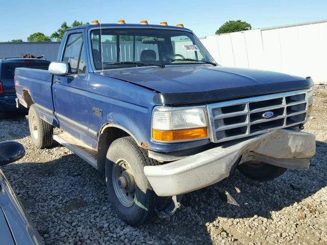 2FTHF26H5SCA26146 - 1995 FORD F250 BLUE photo 1