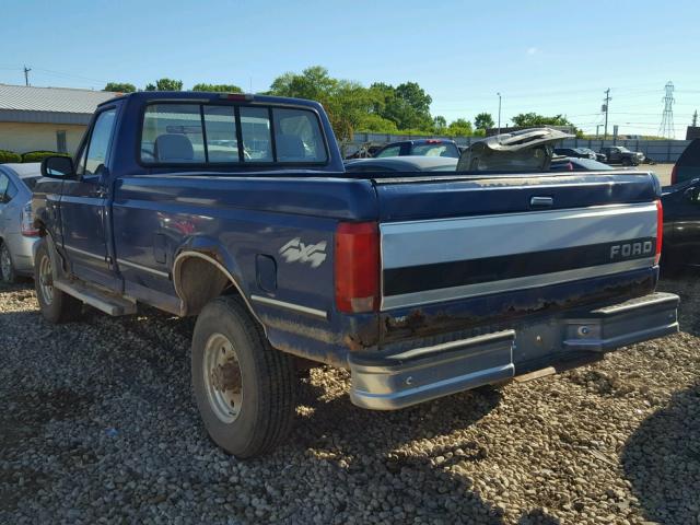 2FTHF26H5SCA26146 - 1995 FORD F250 BLUE photo 3