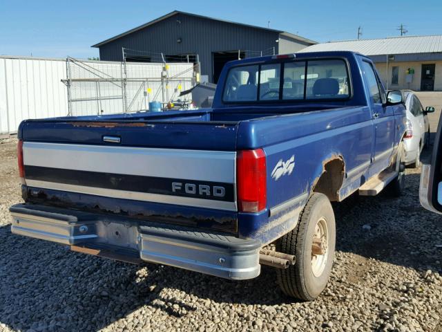 2FTHF26H5SCA26146 - 1995 FORD F250 BLUE photo 4