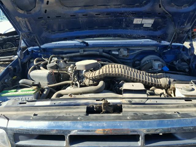 2FTHF26H5SCA26146 - 1995 FORD F250 BLUE photo 7