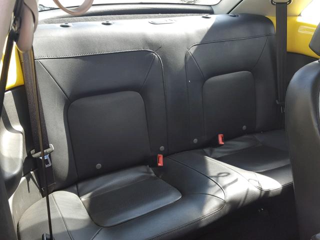 3VWPW31C18M509074 - 2008 VOLKSWAGEN NEW BEETLE ყვითელი ფოტო 6
