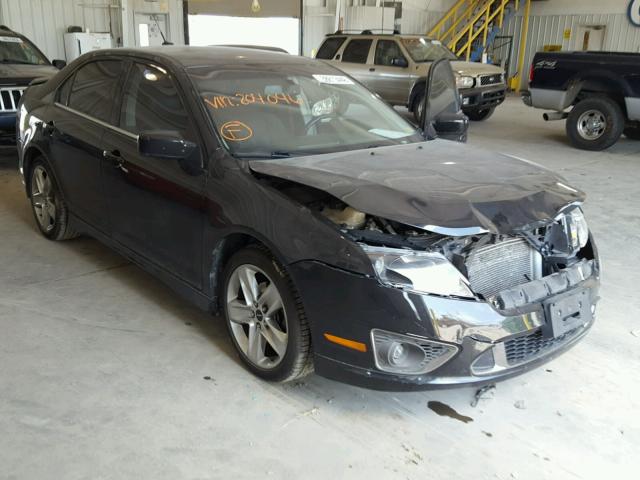 3FAHP0KC3BR204046 - 2011 FORD FUSION SPO BLACK photo 1