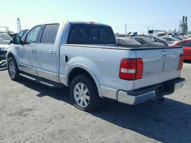 5LTPW16506FJ14122 - 2006 LINCOLN MARK LT SILVER photo 3