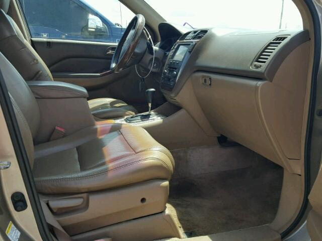 2HNYD18243H554025 - 2003 ACURA MDX GOLD photo 5