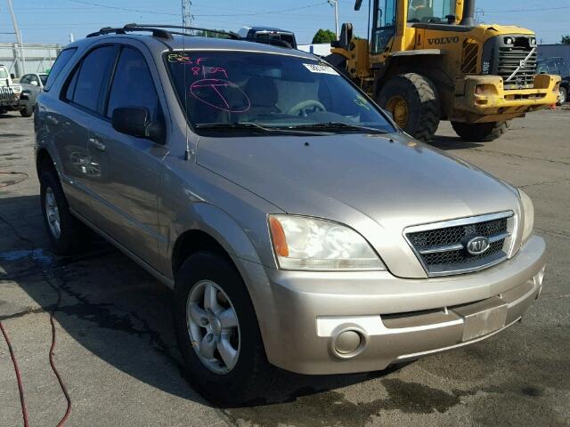 KNDJD733065543027 - 2006 KIA SORENTO SILVER photo 1