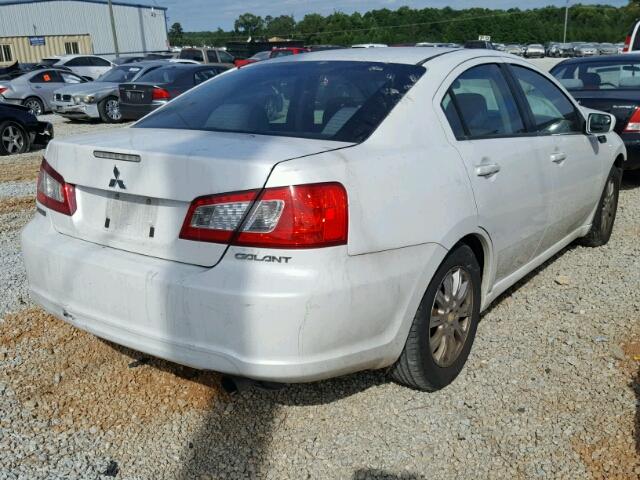 4A32B2FF9BE013066 - 2011 MITSUBISHI GALANT FE WHITE photo 4