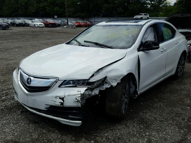 19UUB2F50HA005846 - 2017 ACURA TLX TECH WHITE photo 2