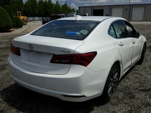 19UUB2F50HA005846 - 2017 ACURA TLX TECH WHITE photo 4