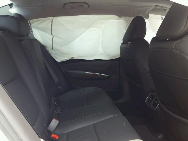 19UUB2F50HA005846 - 2017 ACURA TLX TECH WHITE photo 6