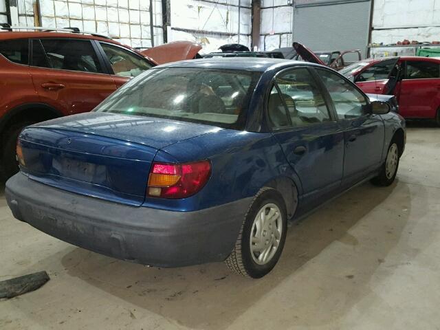 1G8ZF5288YZ129871 - 2000 SATURN SL Niebieski zdjęcie 4