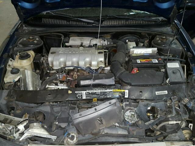 1G8ZF5288YZ129871 - 2000 SATURN SL Niebieski zdjęcie 7
