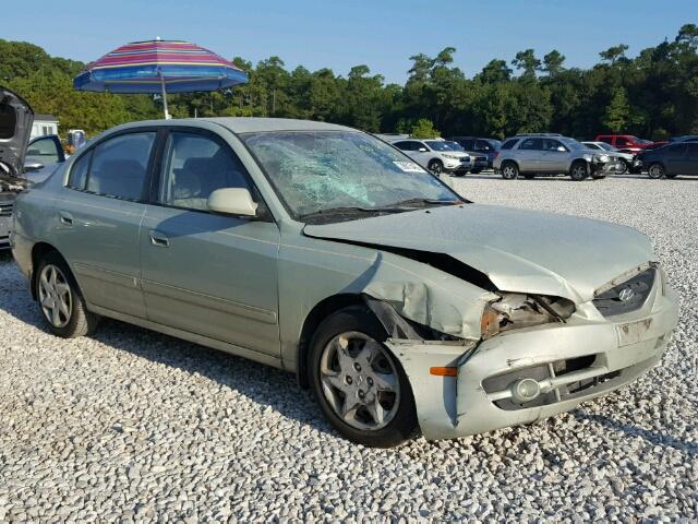 KMHDN46D04U917180 - 2004 HYUNDAI ELANTRA GL GRAY photo 1