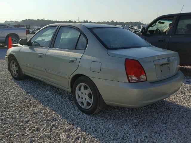 KMHDN46D04U917180 - 2004 HYUNDAI ELANTRA GL GRAY photo 3