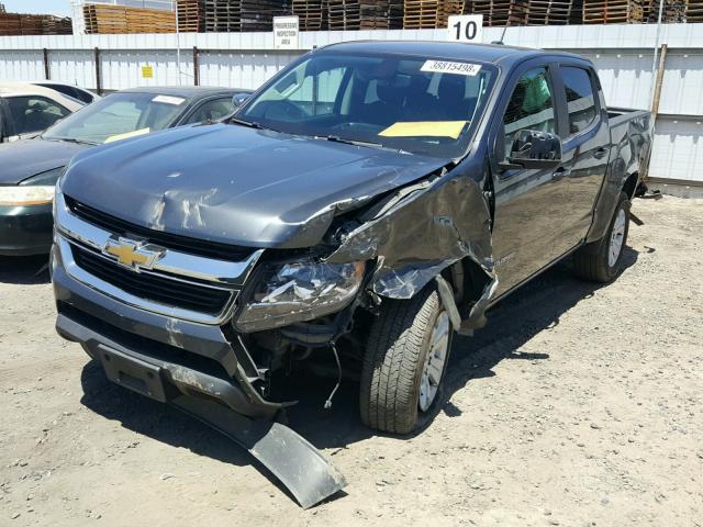 1GCGSCE39G1358313 - 2016 CHEVROLET COLORADO L CHARCOAL photo 2