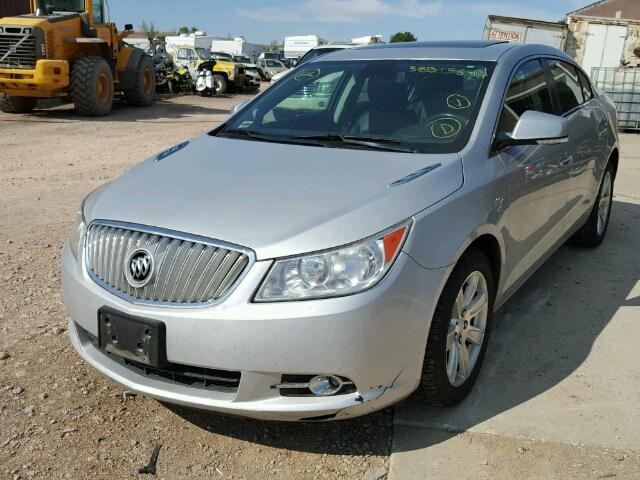 1G4GD5GD6BF264120 - 2011 BUICK LACROSSE C SILVER photo 2