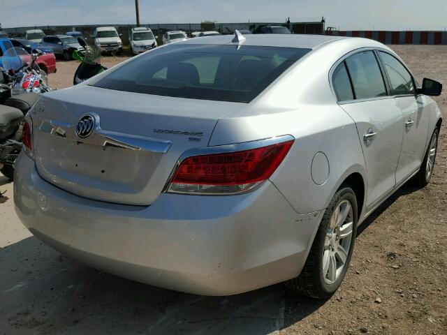 1G4GD5GD6BF264120 - 2011 BUICK LACROSSE C SILVER photo 4