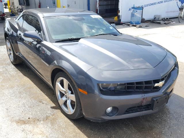 2G1FB1ED7B9129893 - 2011 CHEVROLET CAMARO LT GRAY photo 1