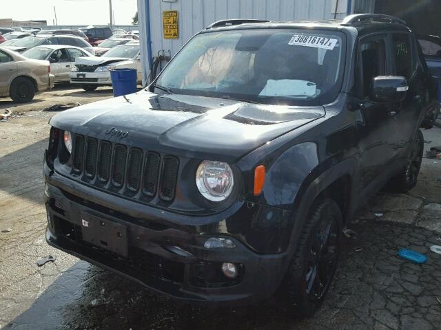 ZACCJBBT9GPD76567 - 2016 JEEP RENEGADE BLACK photo 2