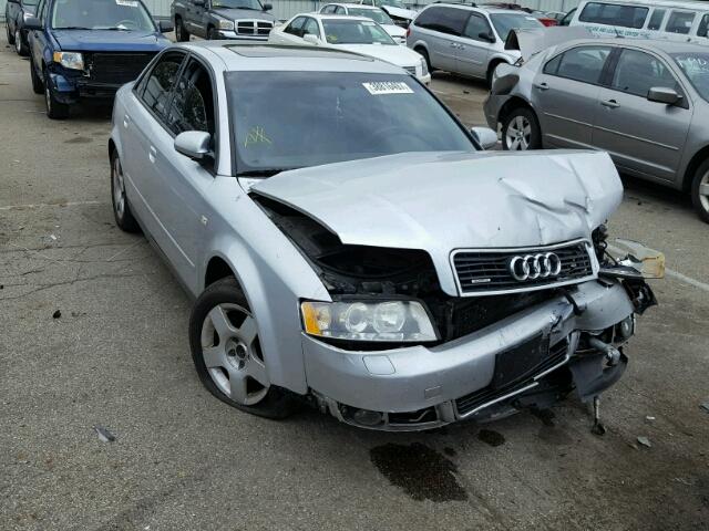 WAULC68E43A288740 - 2003 AUDI A4 1.8T QU SILVER photo 1