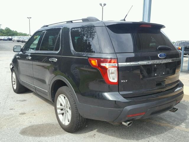 1FMHK8D85BGA08743 - 2011 FORD EXPLORER X BLACK photo 3