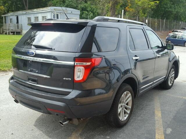 1FMHK8D85BGA08743 - 2011 FORD EXPLORER X BLACK photo 4