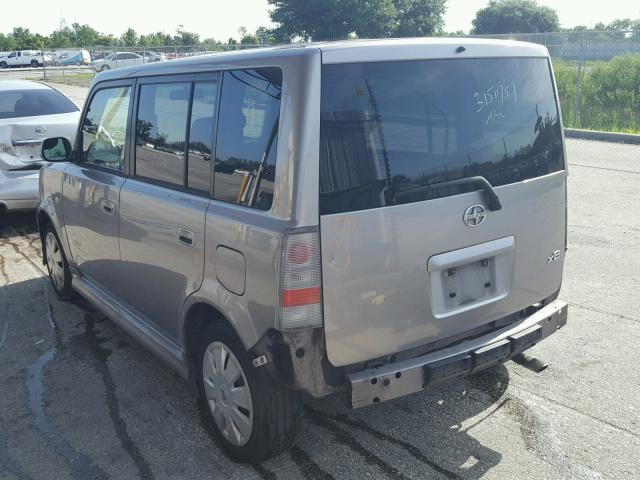 JTLKT324964105224 - 2006 TOYOTA SCION XB ნაცრისფერი ფოტო 3