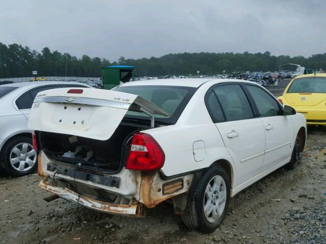 1G1ZT58N18F114859 - 2008 CHEVROLET MALIBU LT WHITE photo 4