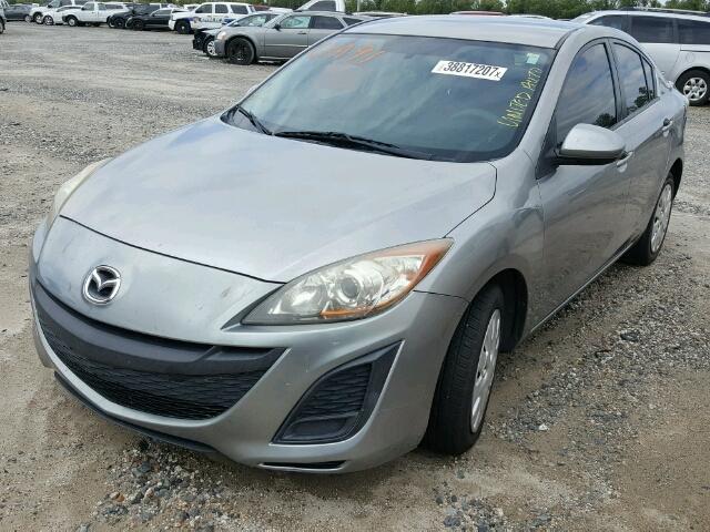 JM1BL1SF0A1262040 - 2010 MAZDA 3 I SILVER photo 2