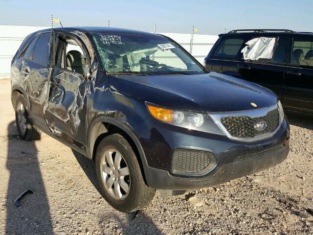 5XYKT4A18CG238434 - 2012 KIA SORENTO BA BLUE photo 1