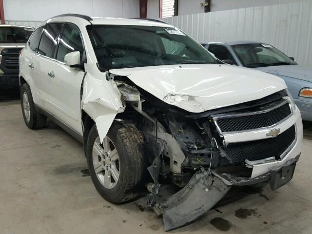 1GNKRGED0CJ137920 - 2012 CHEVROLET TRAVERSE WHITE photo 1