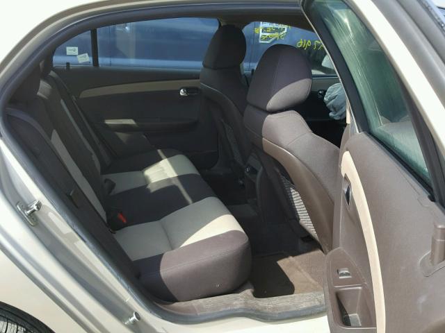 1G1ZB5E10BF258141 - 2011 CHEVROLET MALIBU LS GOLD photo 6
