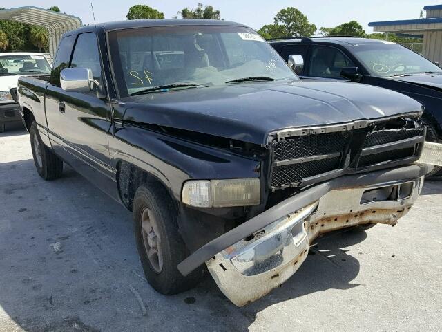 3B7HC13Z0VM510749 - 1997 DODGE RAM 1500 BLACK photo 1