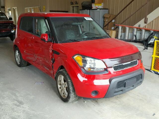 KNDJT2A24B7343833 - 2011 KIA SOUL RED photo 1