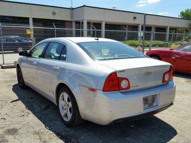 1G1ZB5E10BF323862 - 2011 CHEVROLET MALIBU LS Gümüş foto 3