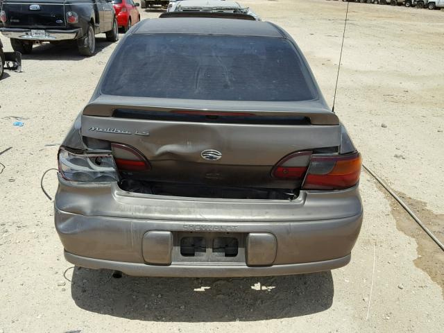 1G1NE52J92M540462 - 2002 CHEVROLET MALIBU LS ნაცრისფერი ფოტო 9