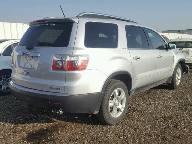 1GKEV23D49J184601 - 2009 GMC ACADIA SLT SILVER photo 4