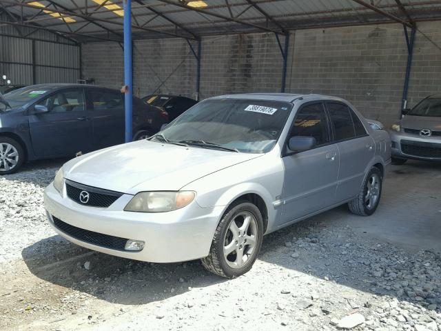 JM1BJ225410428312 - 2001 MAZDA PROTEGE LX SILVER photo 2