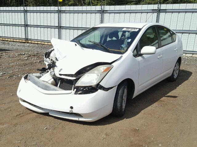 JTDKB20U340035364 - 2004 TOYOTA PRIUS WHITE photo 2